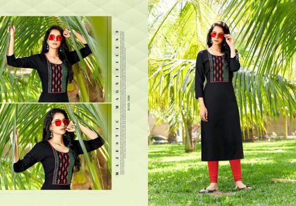 Jinesh Nx Aaliya 2 Rayon Fancy Handwork Kurti 